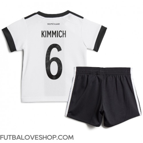 Dres Nemecko Joshua Kimmich #6 Domáci pre deti MS 2022 Krátky Rukáv (+ trenírky)